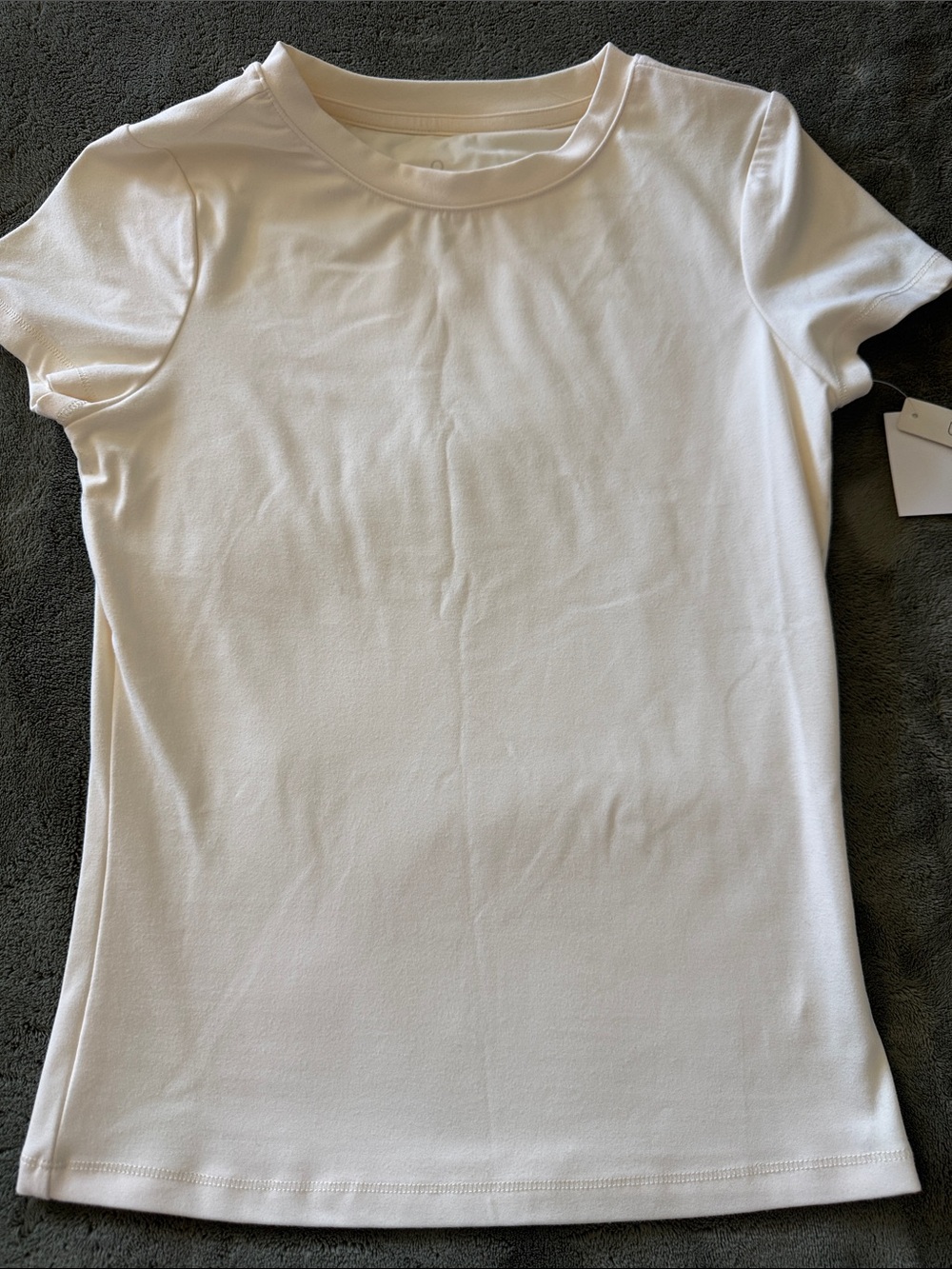 Ultra Flirt White Short Sleeve Crewneck Tee